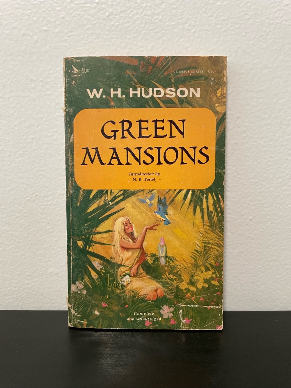 Green Mansions WH Hudson Book Airmont Classic Paperback 60s Vintage Novel 1965